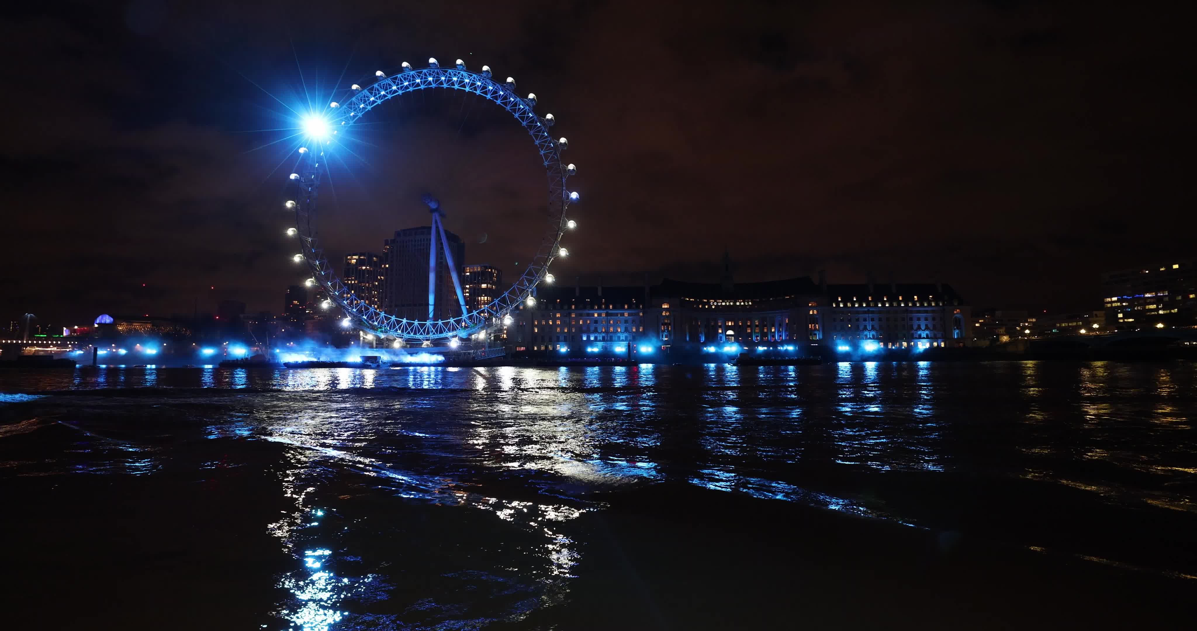 London Celebrates The New Year With Fireworks Show