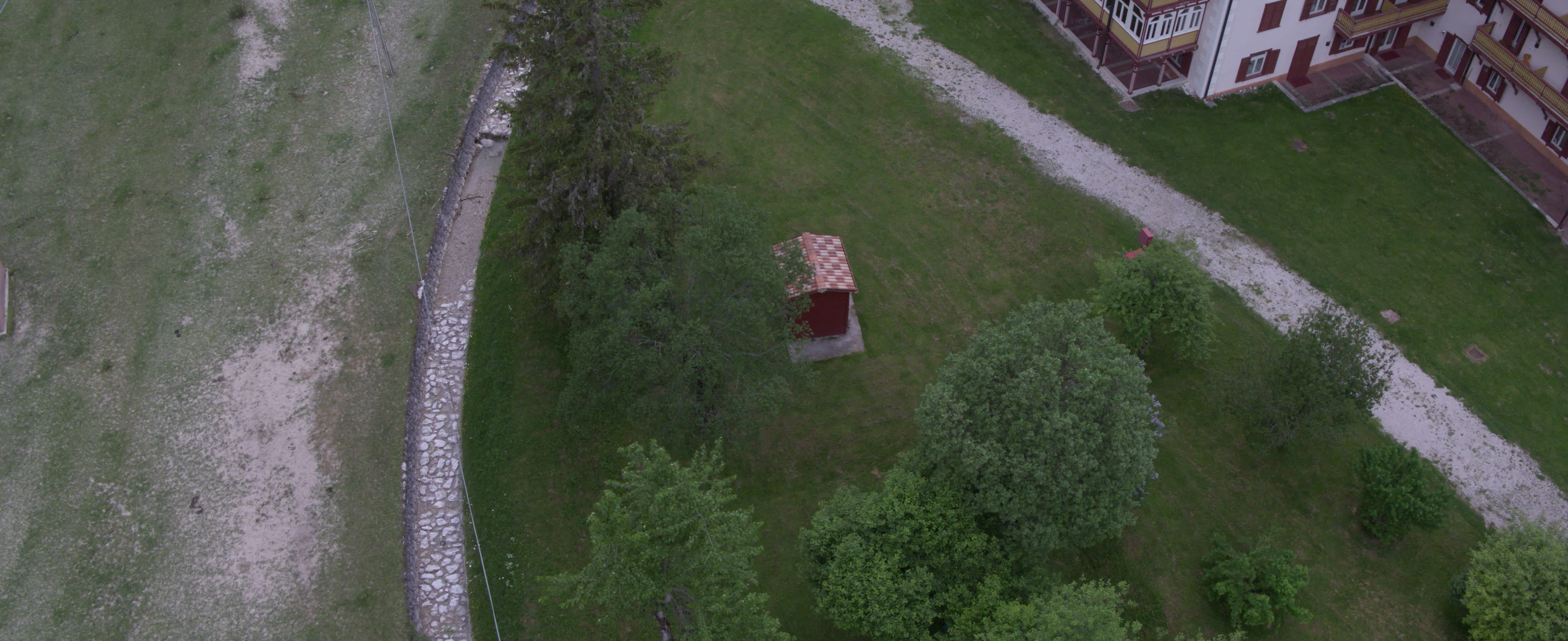 Drone View of Dolomites (Alps)