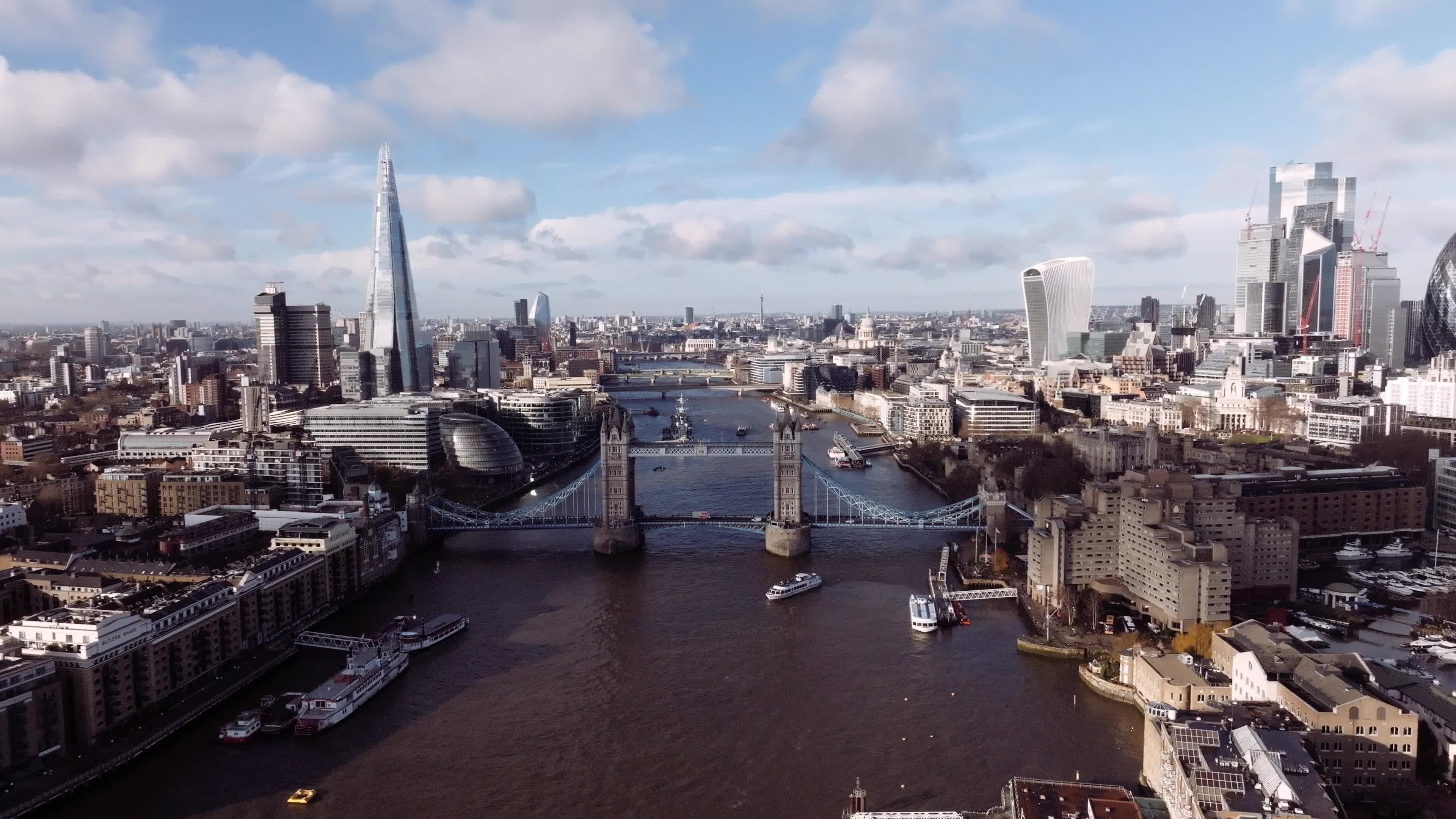Aerial View Of London, United Kingdom