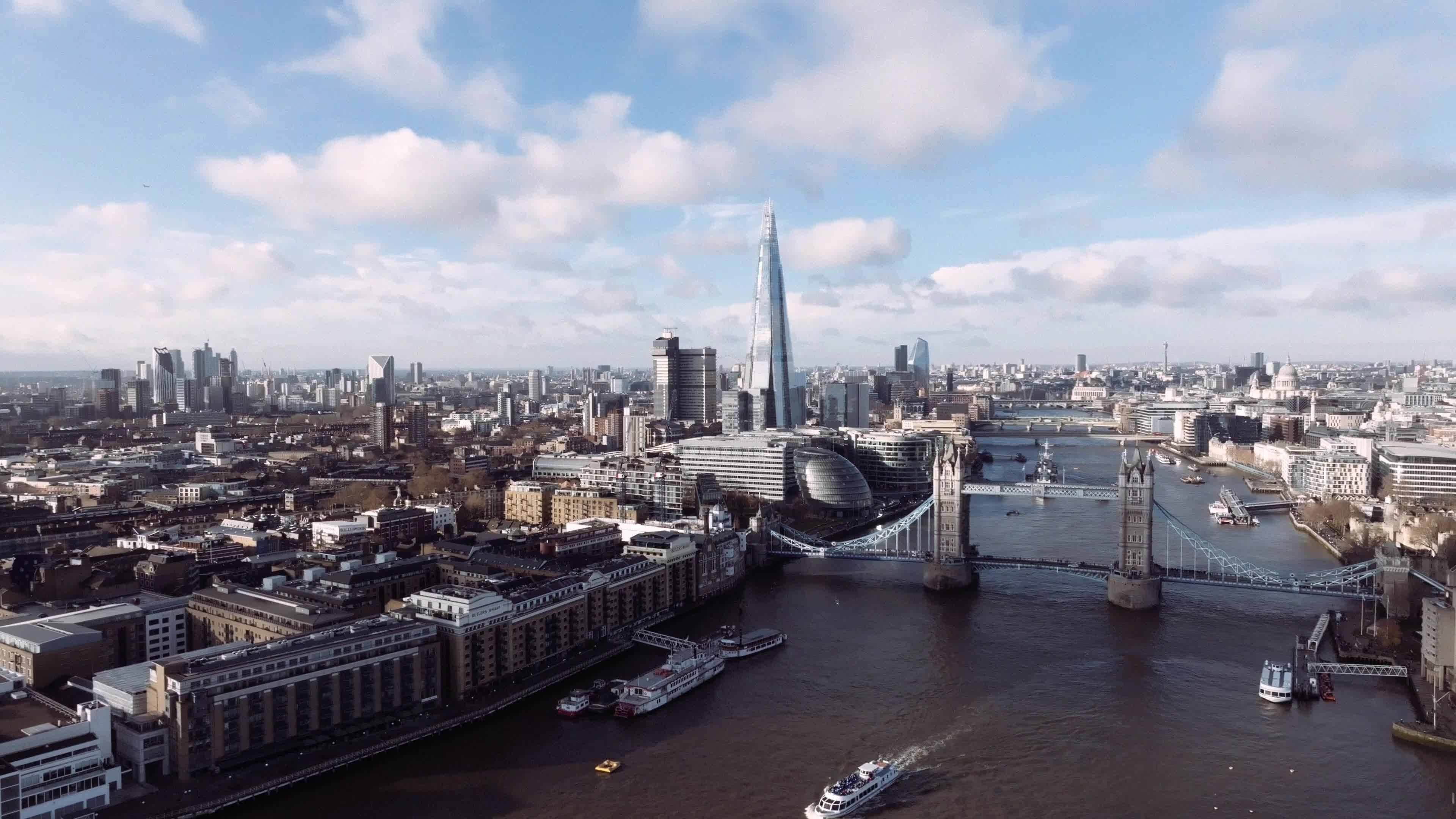 Aerial View Of London, United Kingdom