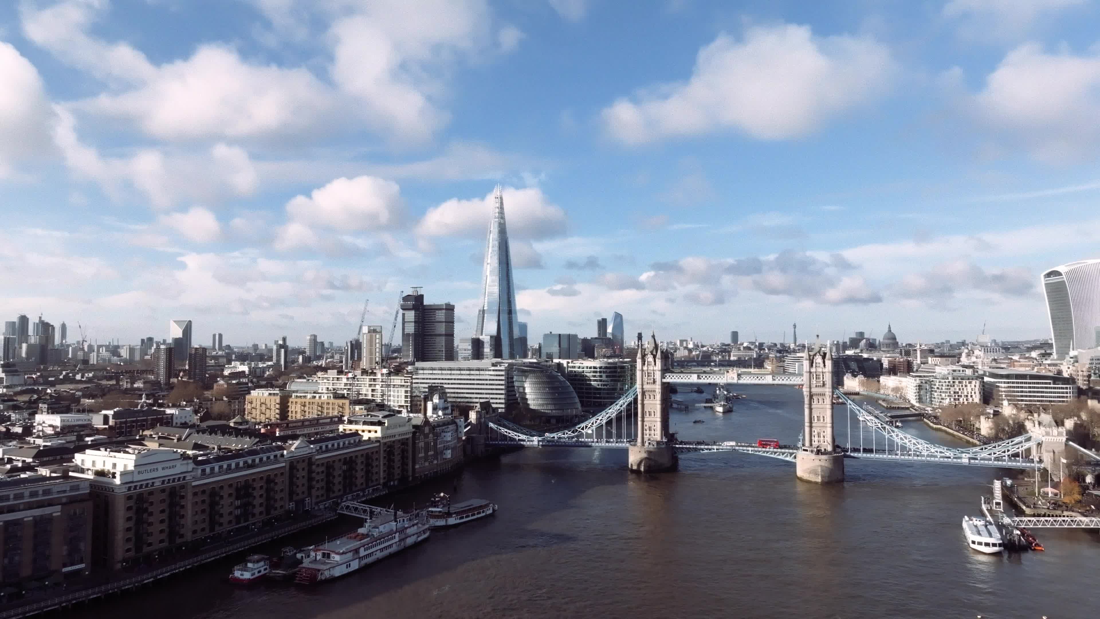 Aerial View Of London, United Kingdom
