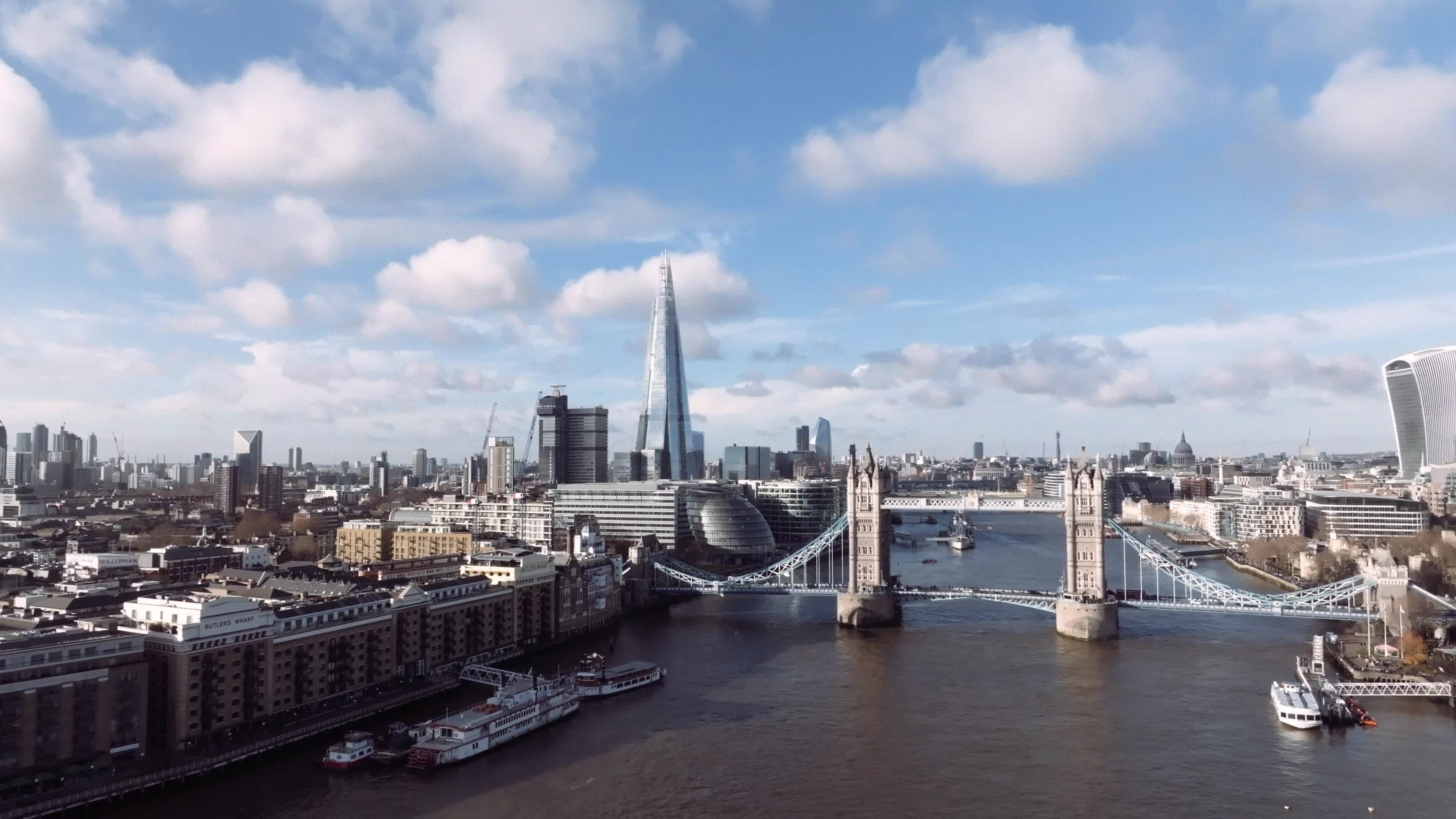 Aerial View Of London, United Kingdom