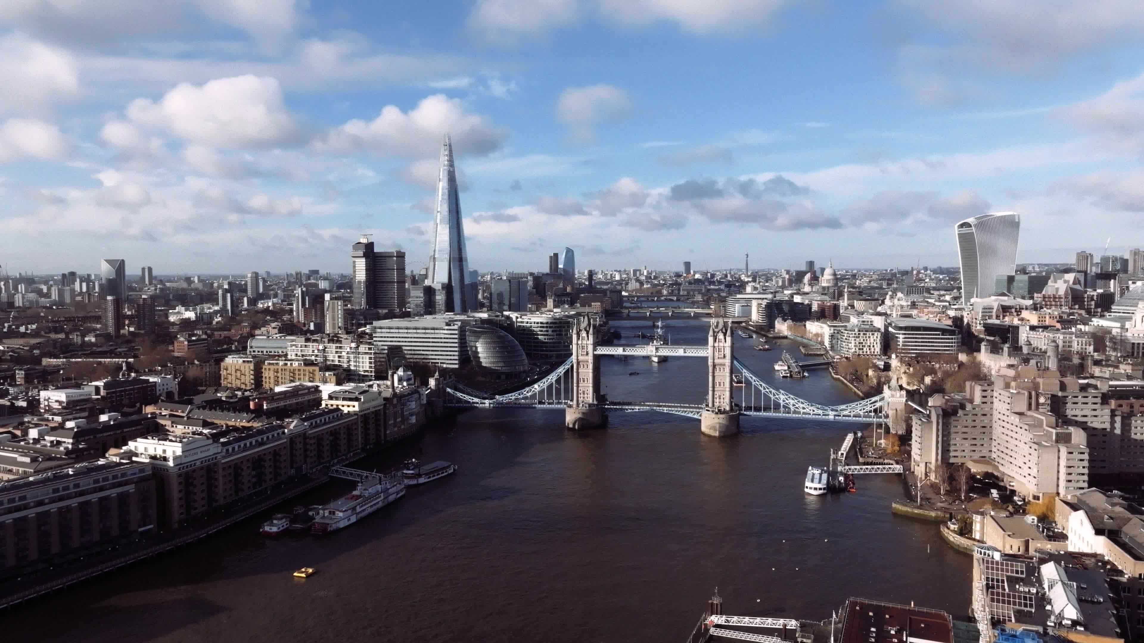 Aerial View Of London, United Kingdom