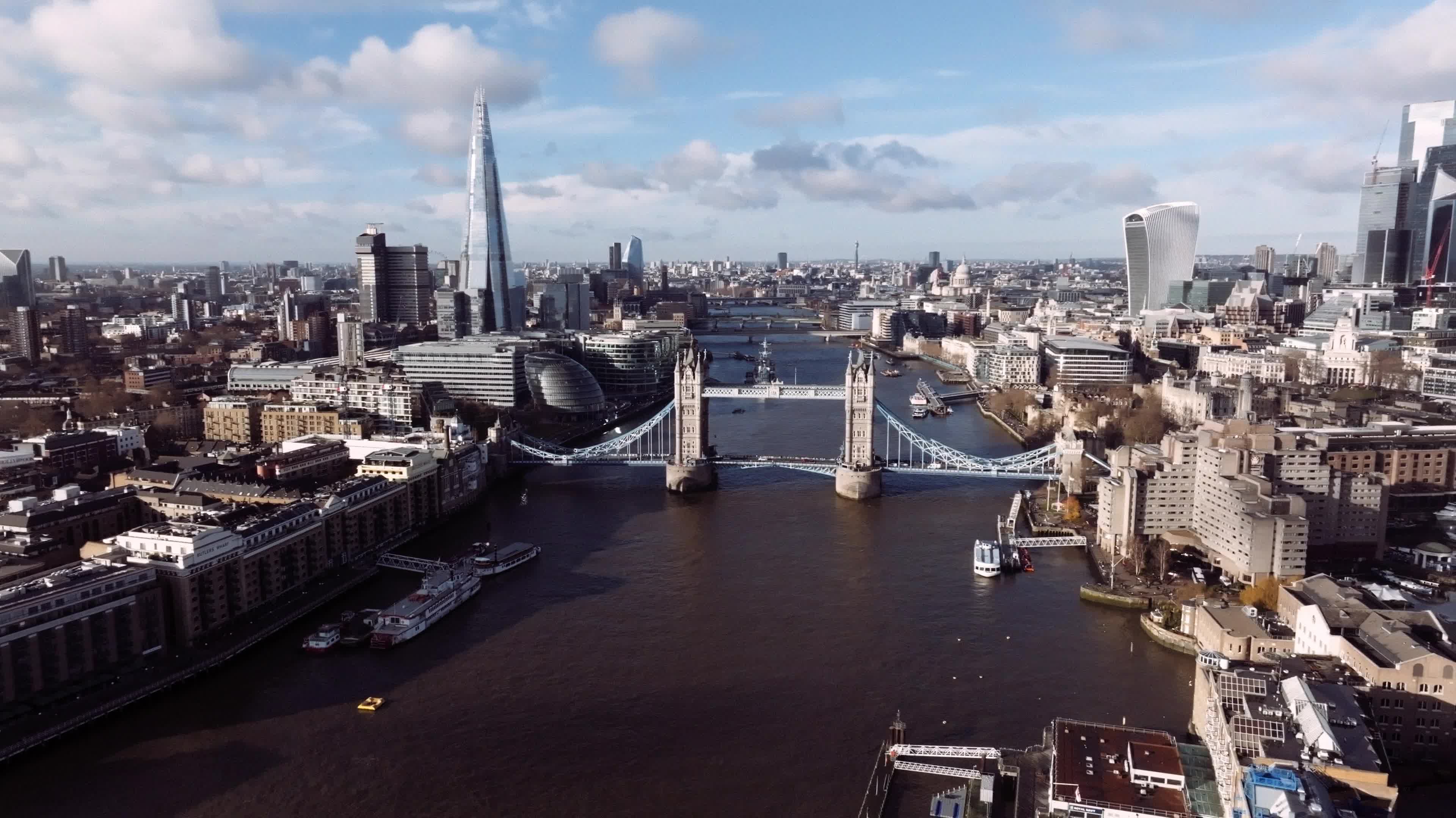 Aerial View Of London, United Kingdom