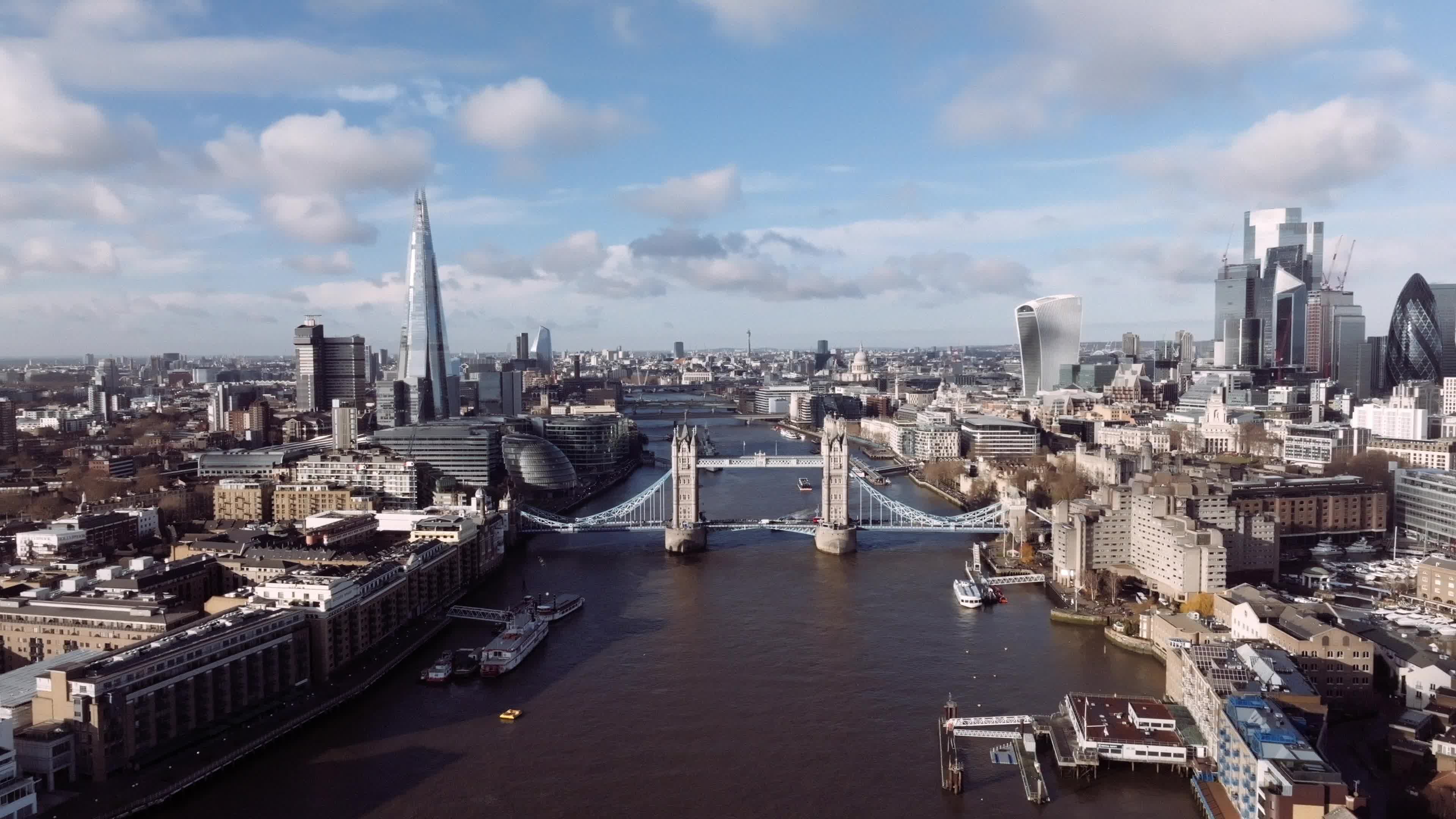 Aerial View Of London, United Kingdom