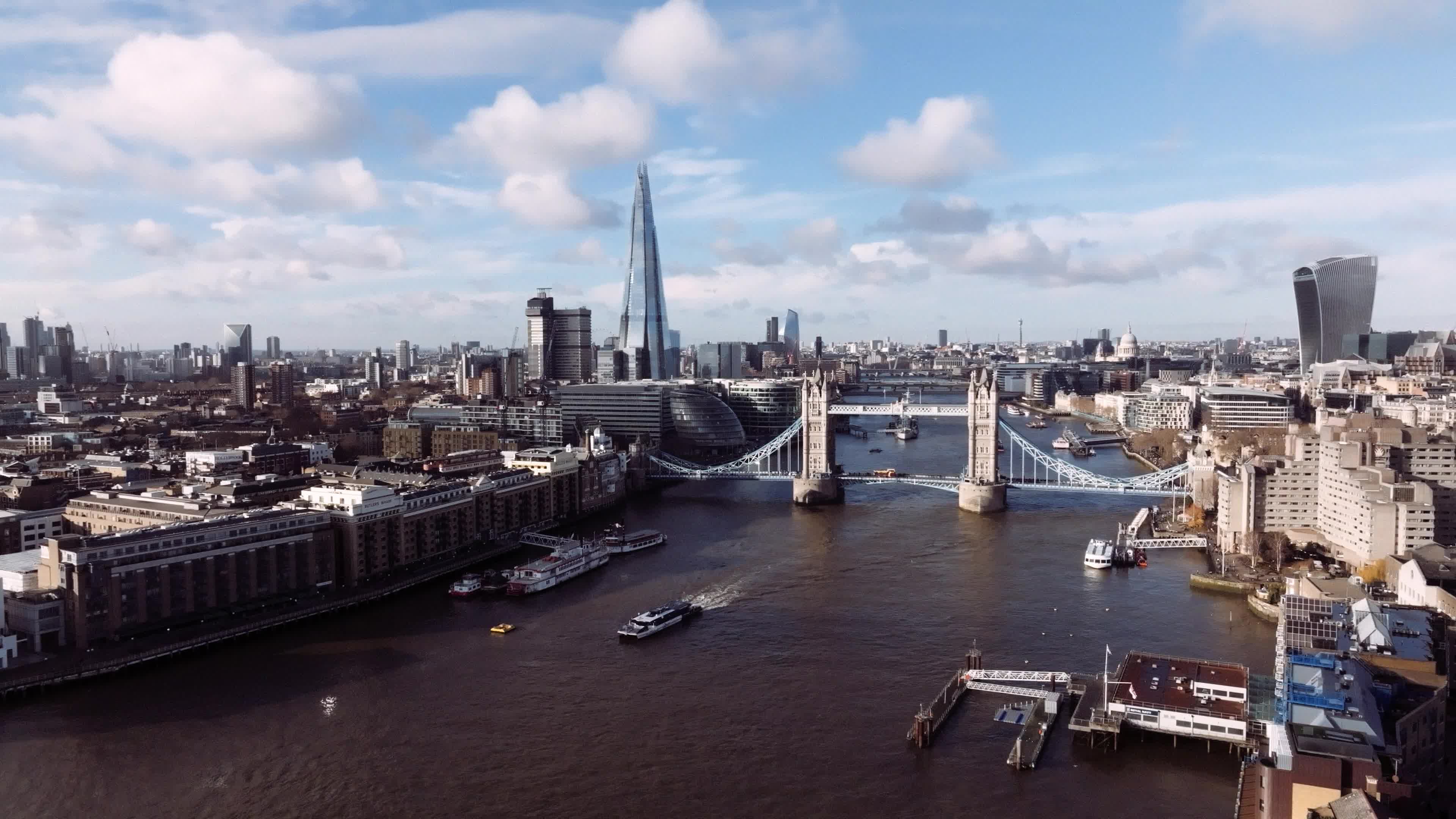 Aerial View Of London, United Kingdom