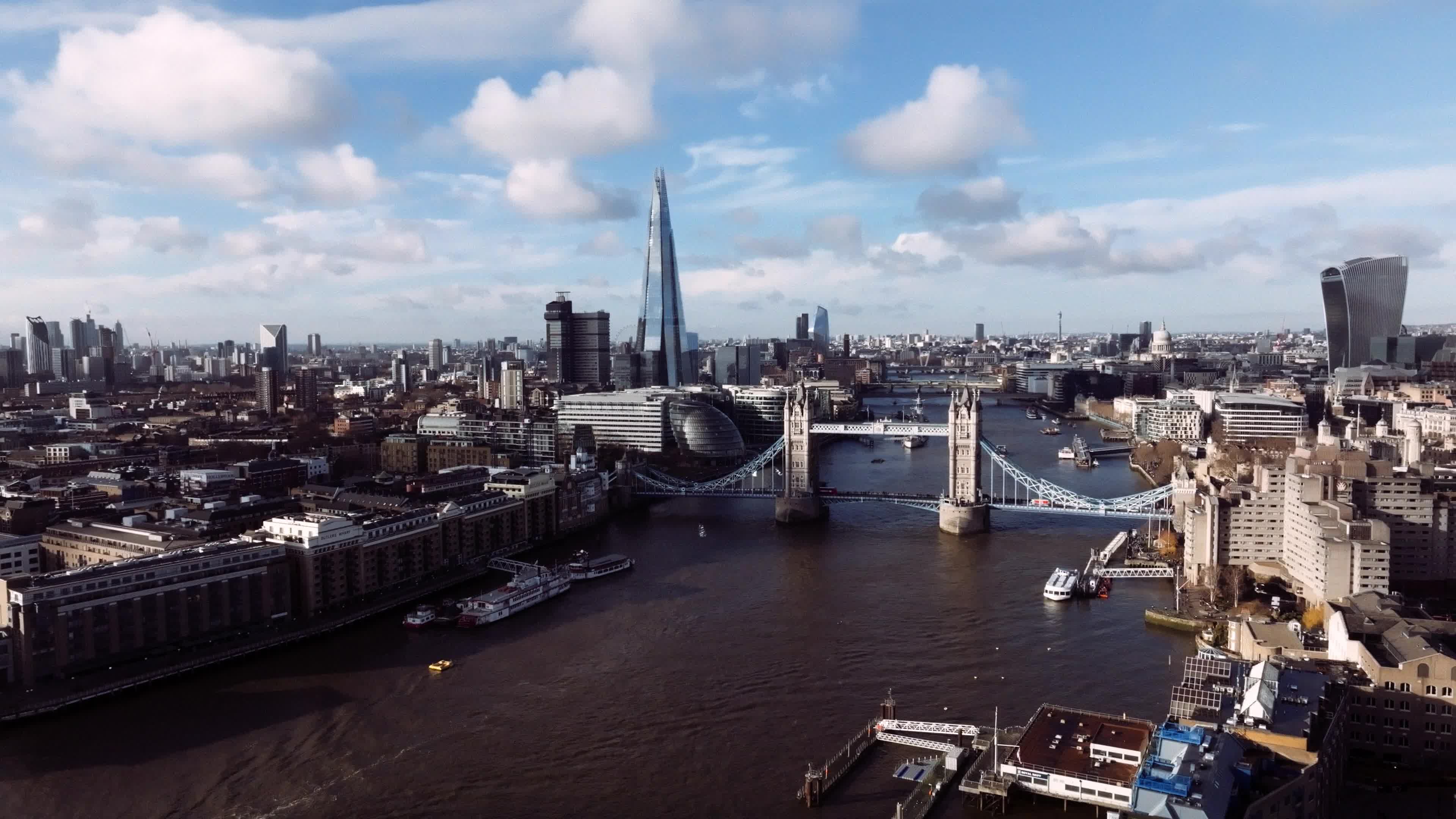 Aerial View Of London, United Kingdom