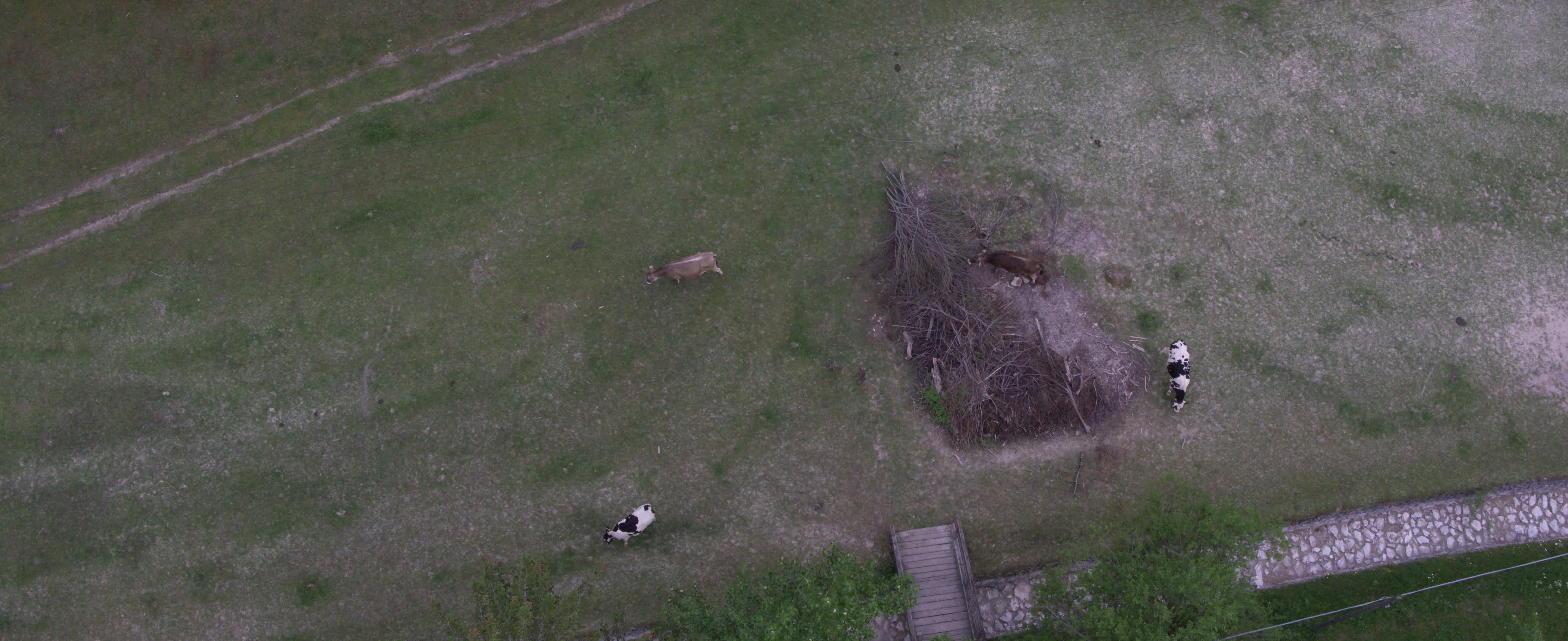 Drone View of Dolomites (Alps)