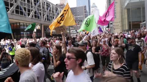 'Extinction Rebellion' Activists Protest In New York