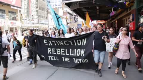 'Extinction Rebellion' Activists Protest In New York
