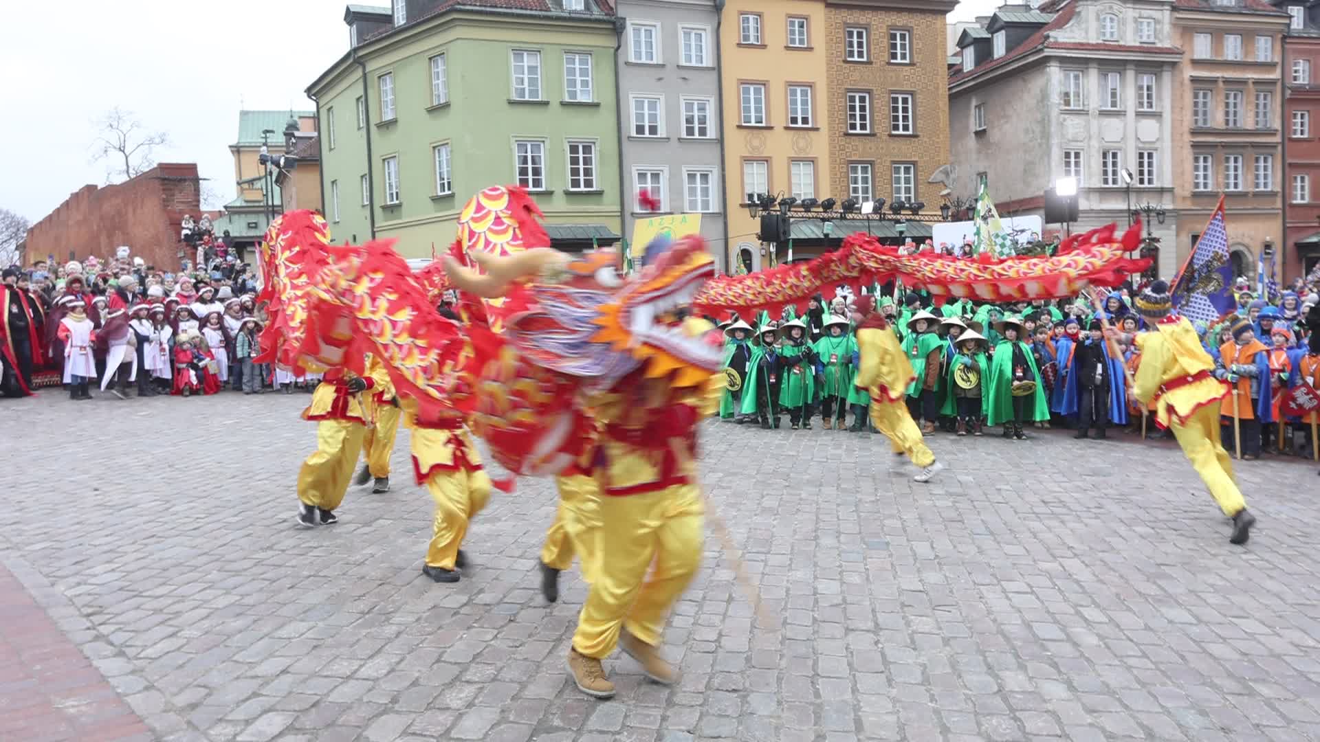 Epiphany celebration in Warsaw, Poland