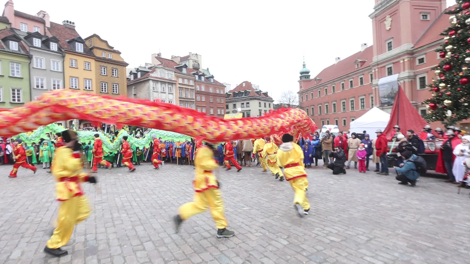 Epiphany celebration in Warsaw, Poland