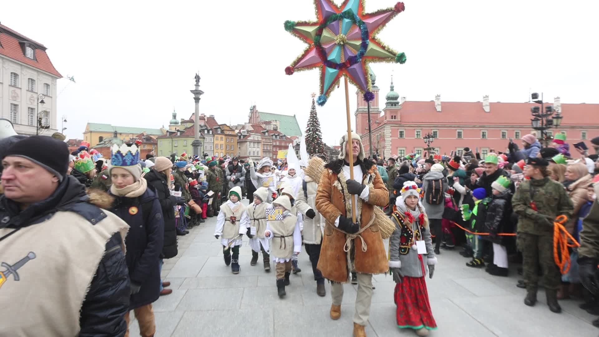 Epiphany celebration in Warsaw, Poland