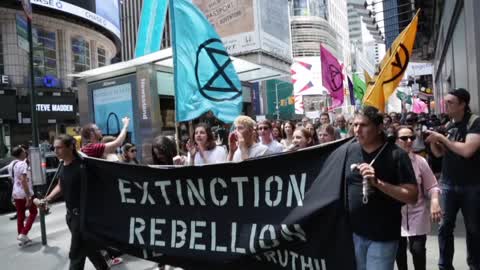 'Extinction Rebellion' Activists Protest In New York