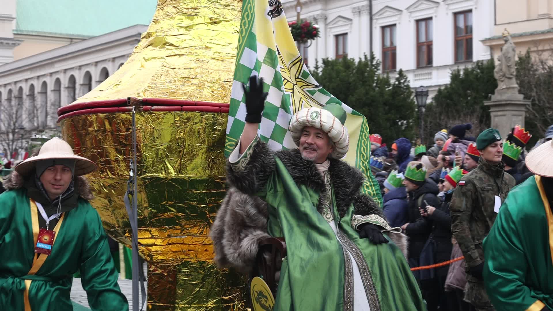 Epiphany celebration in Warsaw, Poland