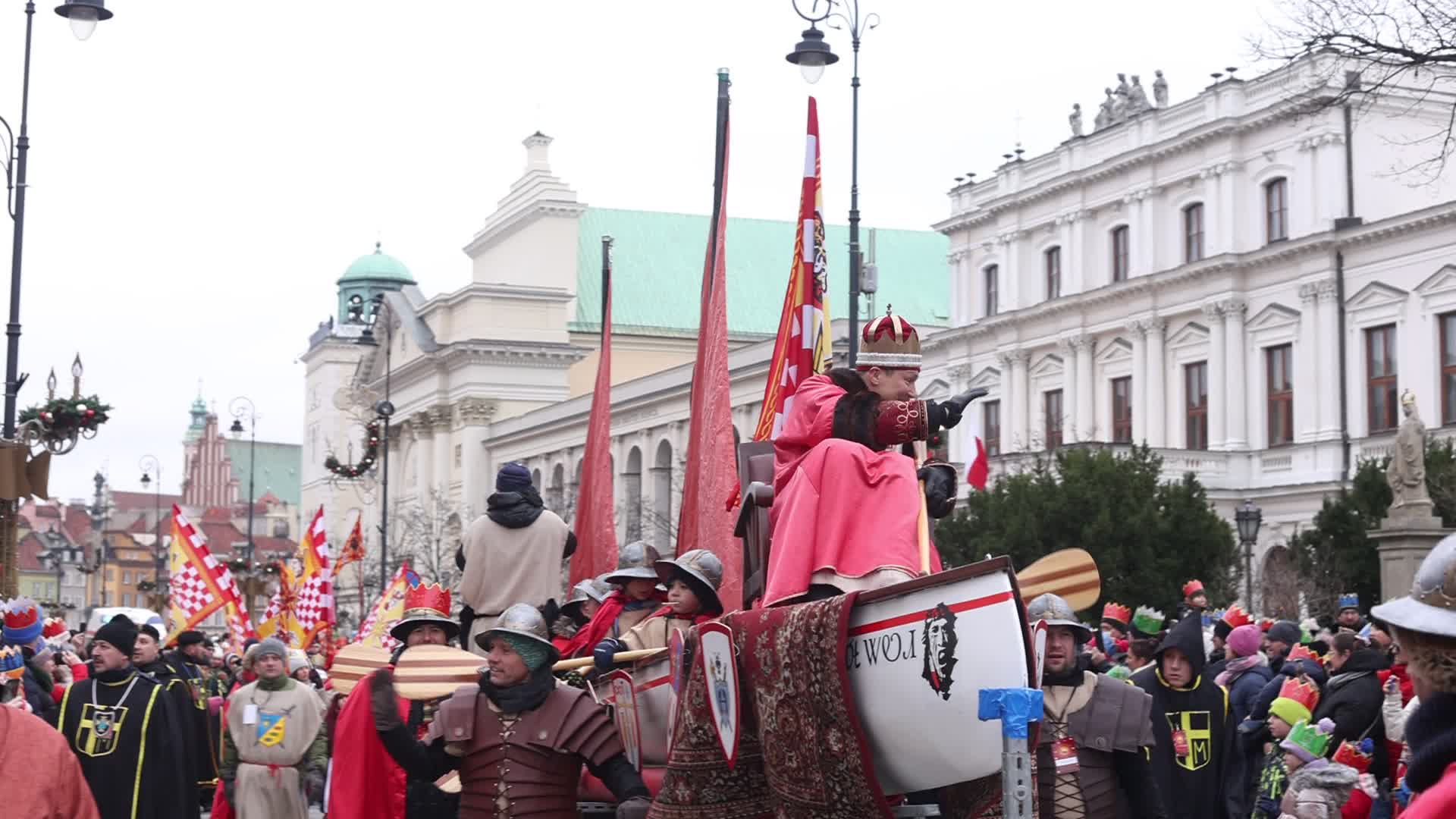 Epiphany celebration in Warsaw, Poland