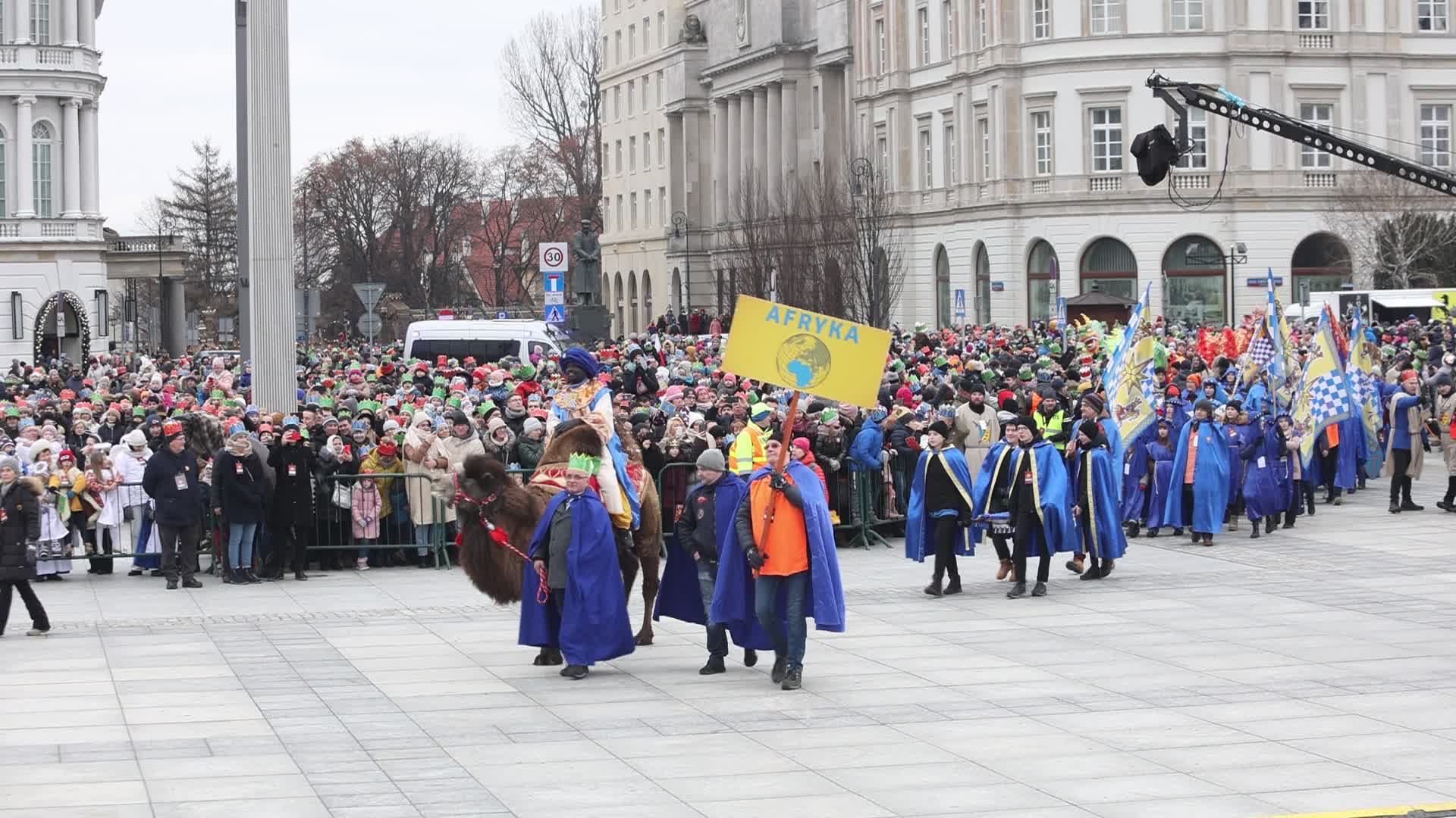Epiphany celebration in Warsaw, Poland