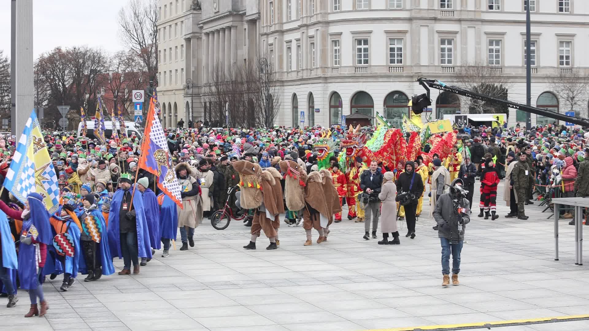Epiphany celebration in Warsaw, Poland