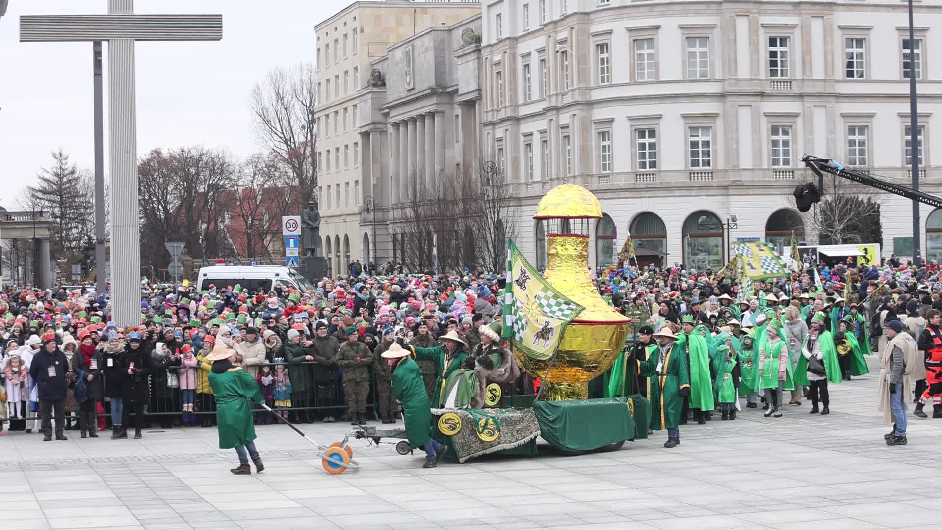 Epiphany celebration in Warsaw, Poland