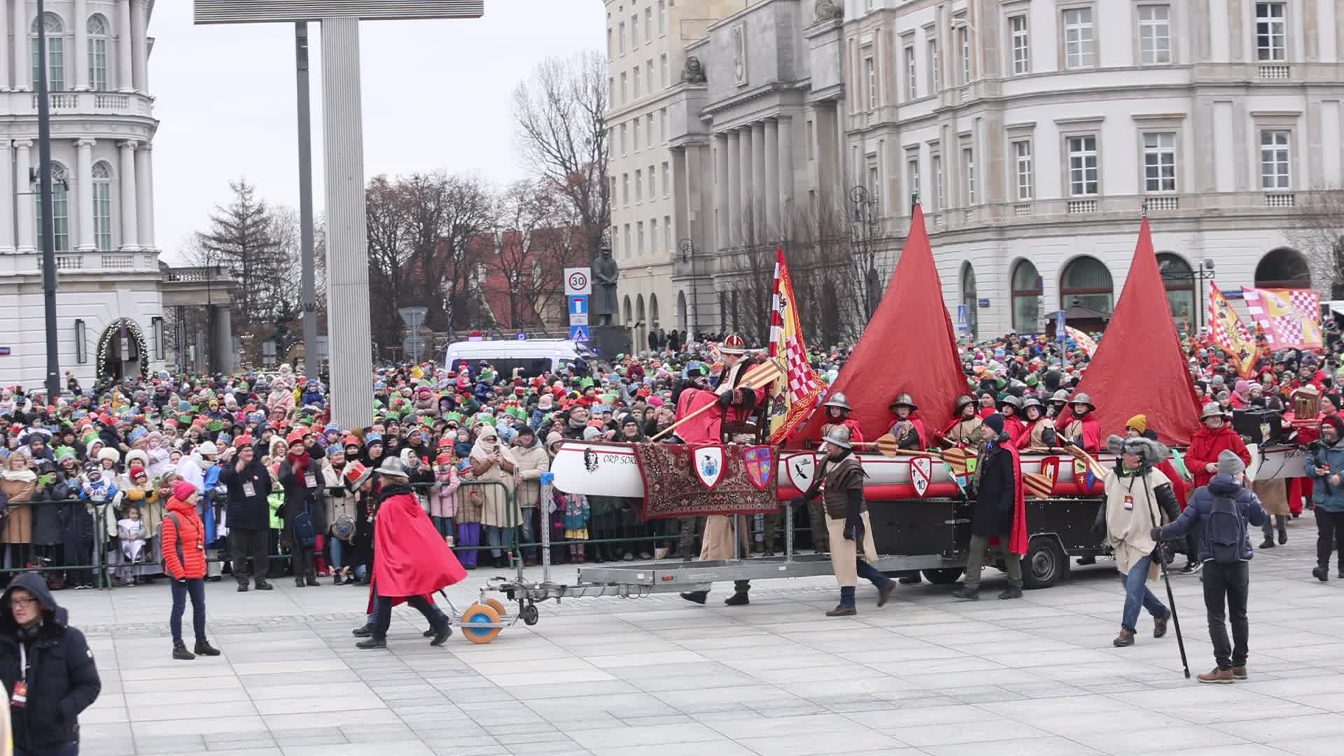 Epiphany celebration in Warsaw, Poland