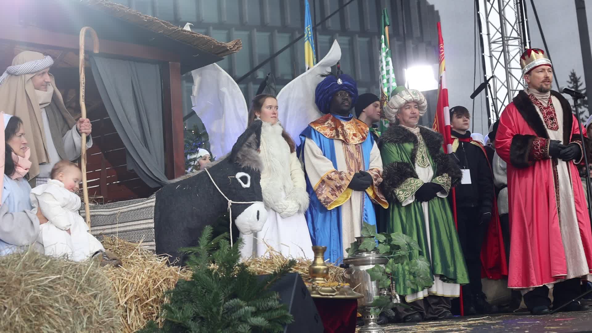 Epiphany celebration in Warsaw, Poland