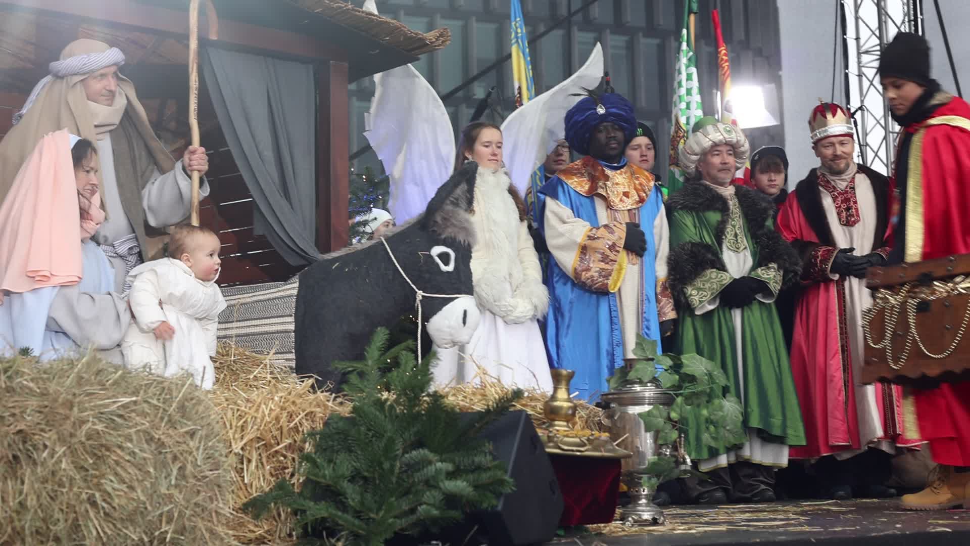 Epiphany celebration in Warsaw, Poland