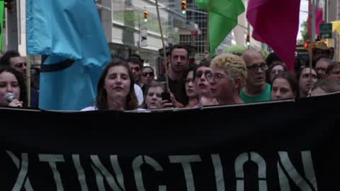 'Extinction Rebellion' Activists Protest In New York