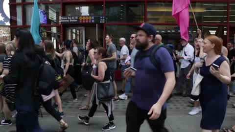 'Extinction Rebellion' Activists Protest In New York
