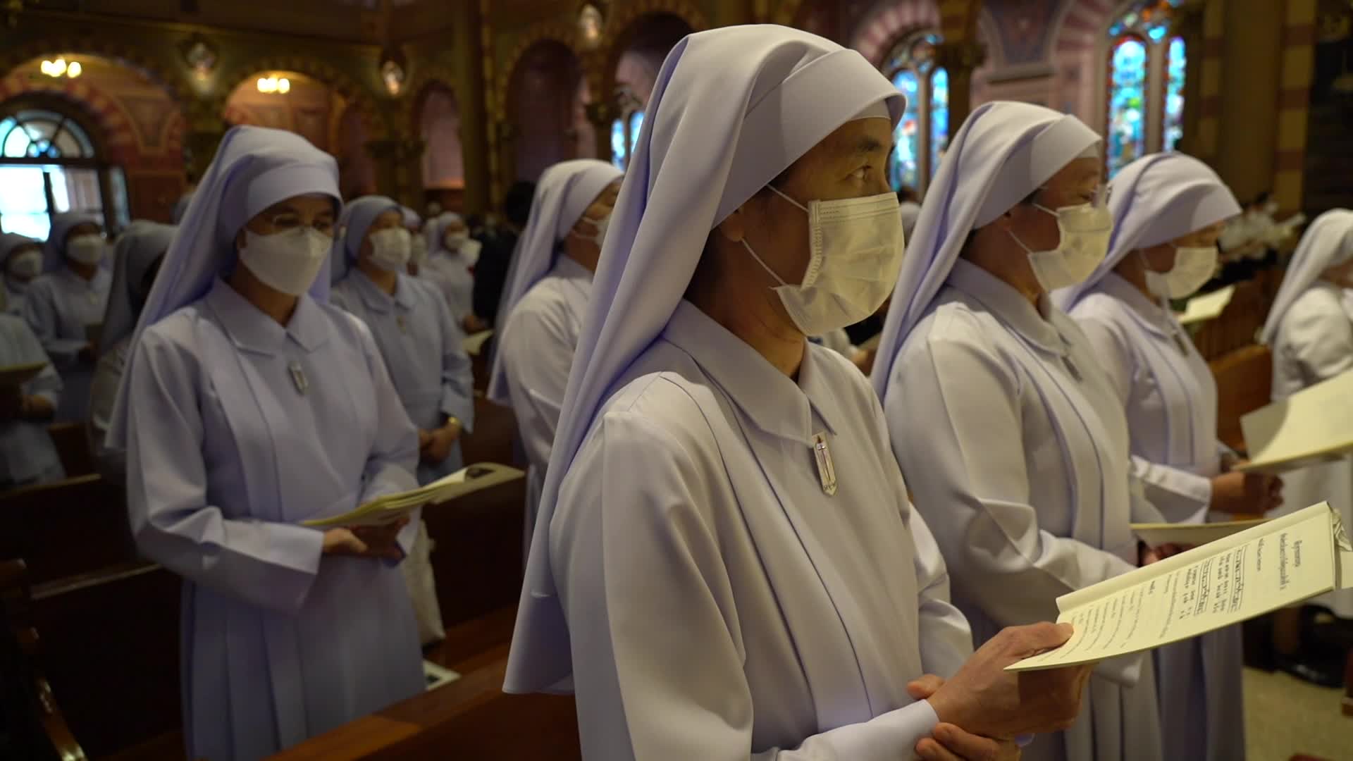 Mass for late Pope Emeritus Benedict XVI in Bangkok.
