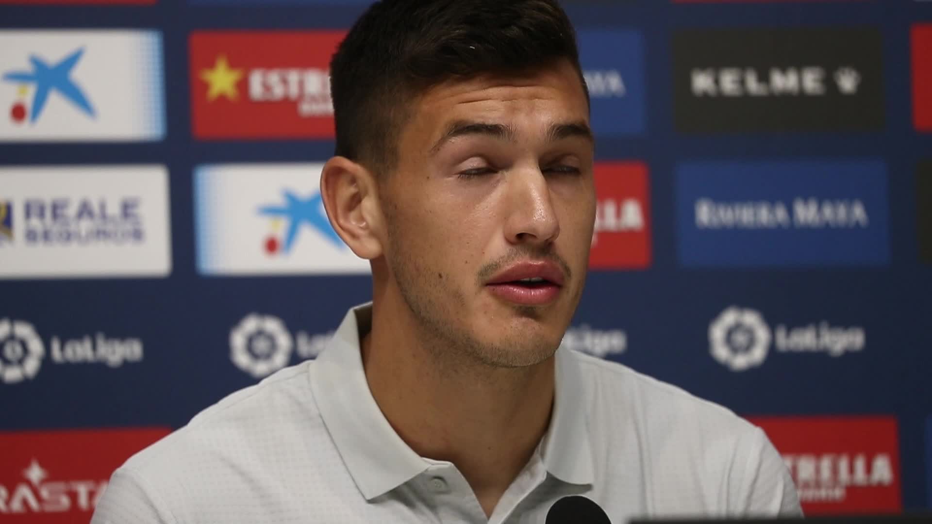 Presentation of Cesar Montes as a new RCD Espanyol player