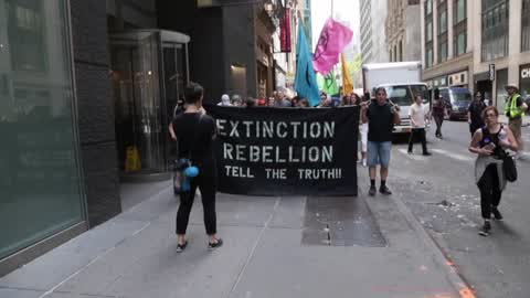 'Extinction Rebellion' Activists Protest In New York