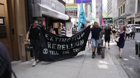 'Extinction Rebellion' Activists Protest In New York