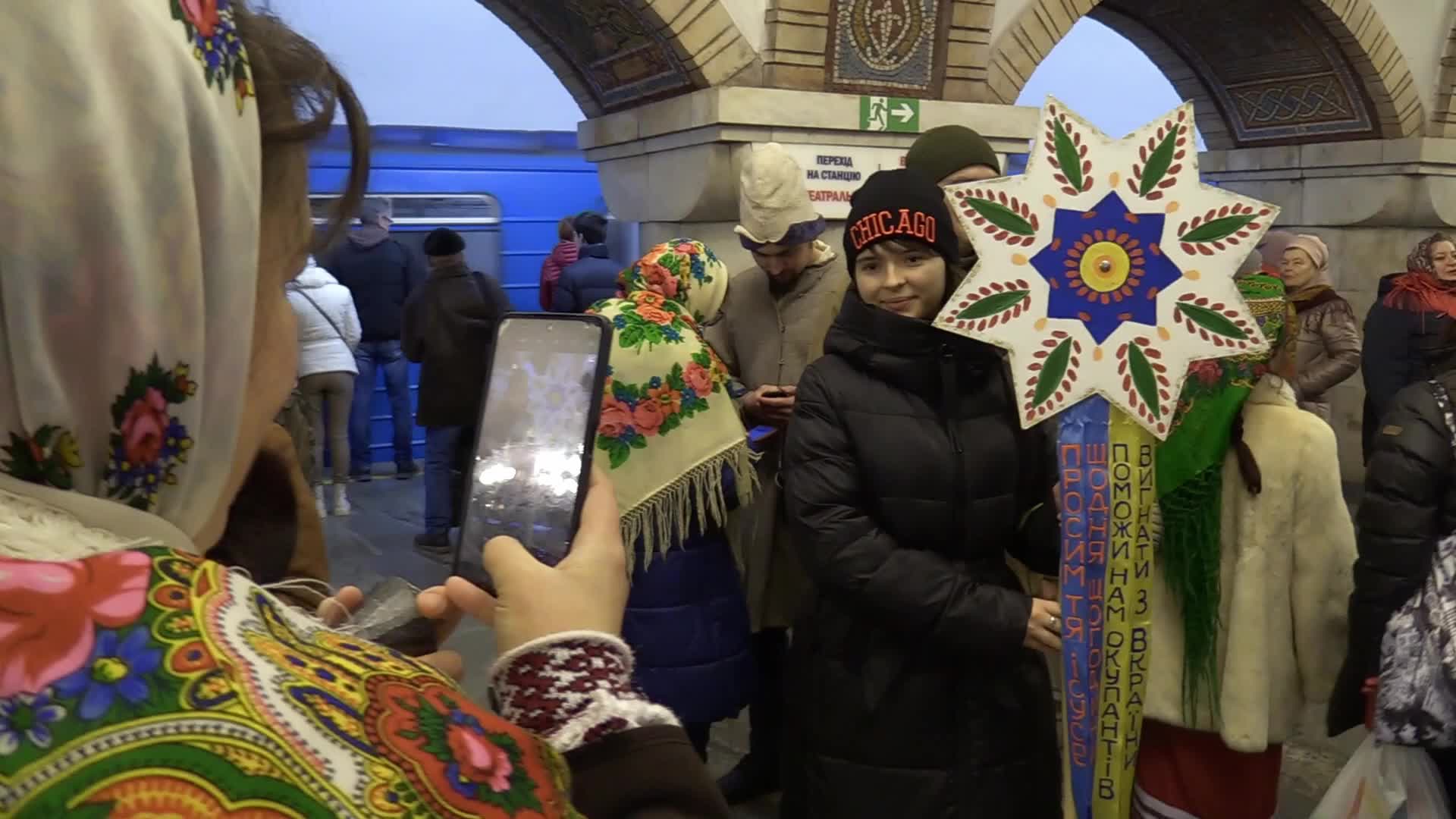 Ukrainians sing Christmas carols in Kyiv, amid Russia's invasion of Ukraine