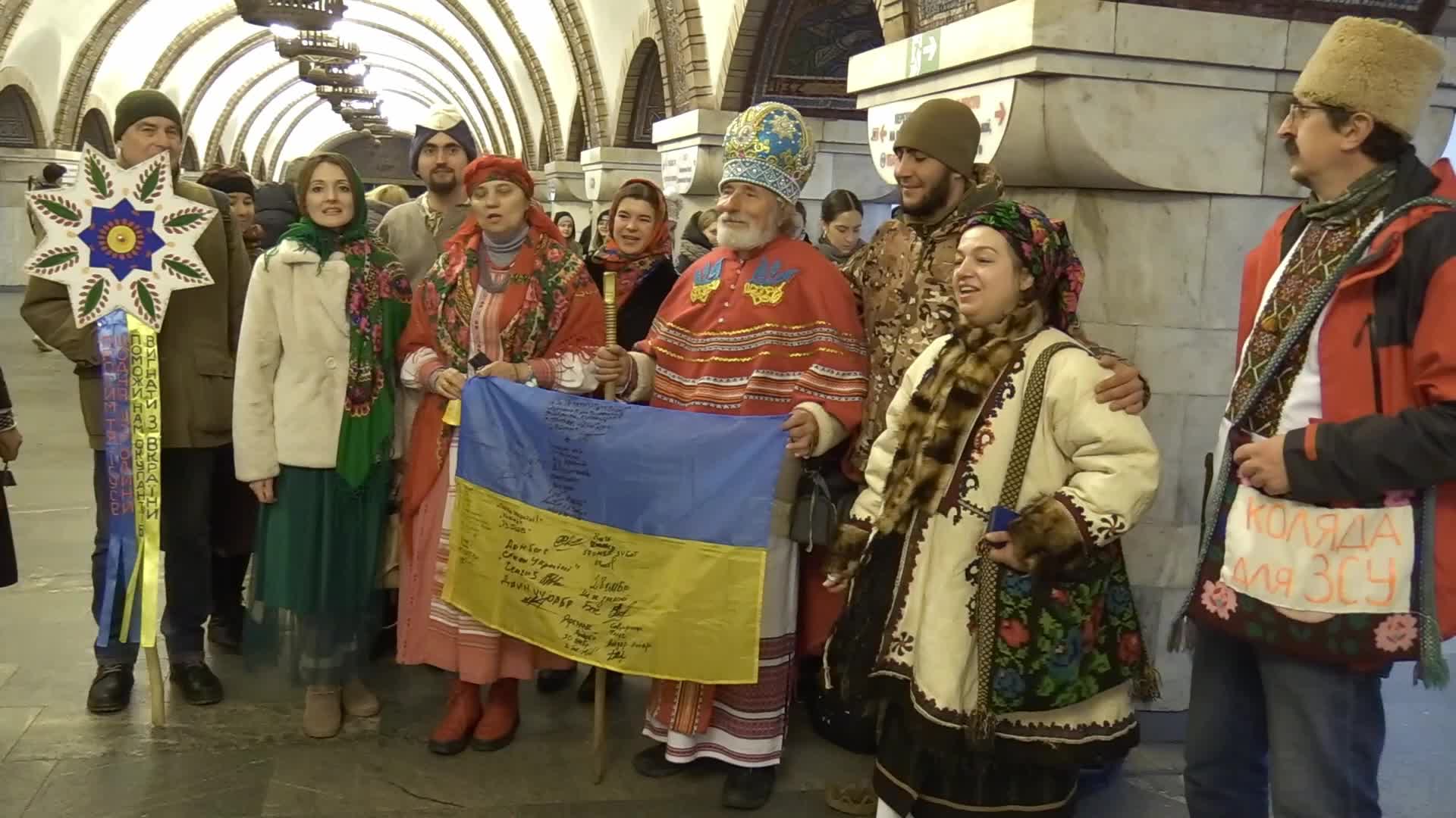 Ukrainians sing Christmas carols in Kyiv, amid Russia's invasion of Ukraine