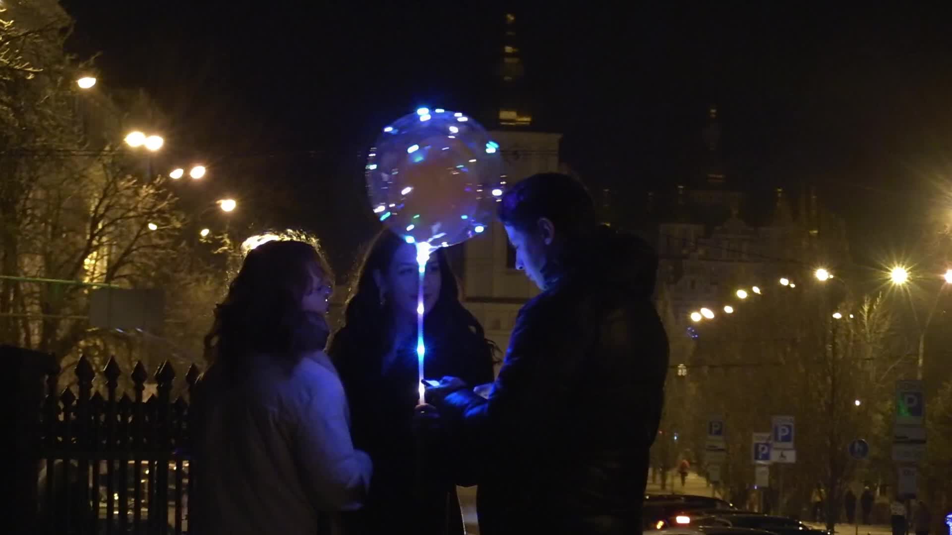 New Year celebration in Kyiv, amid Russia's invasion of Ukraine