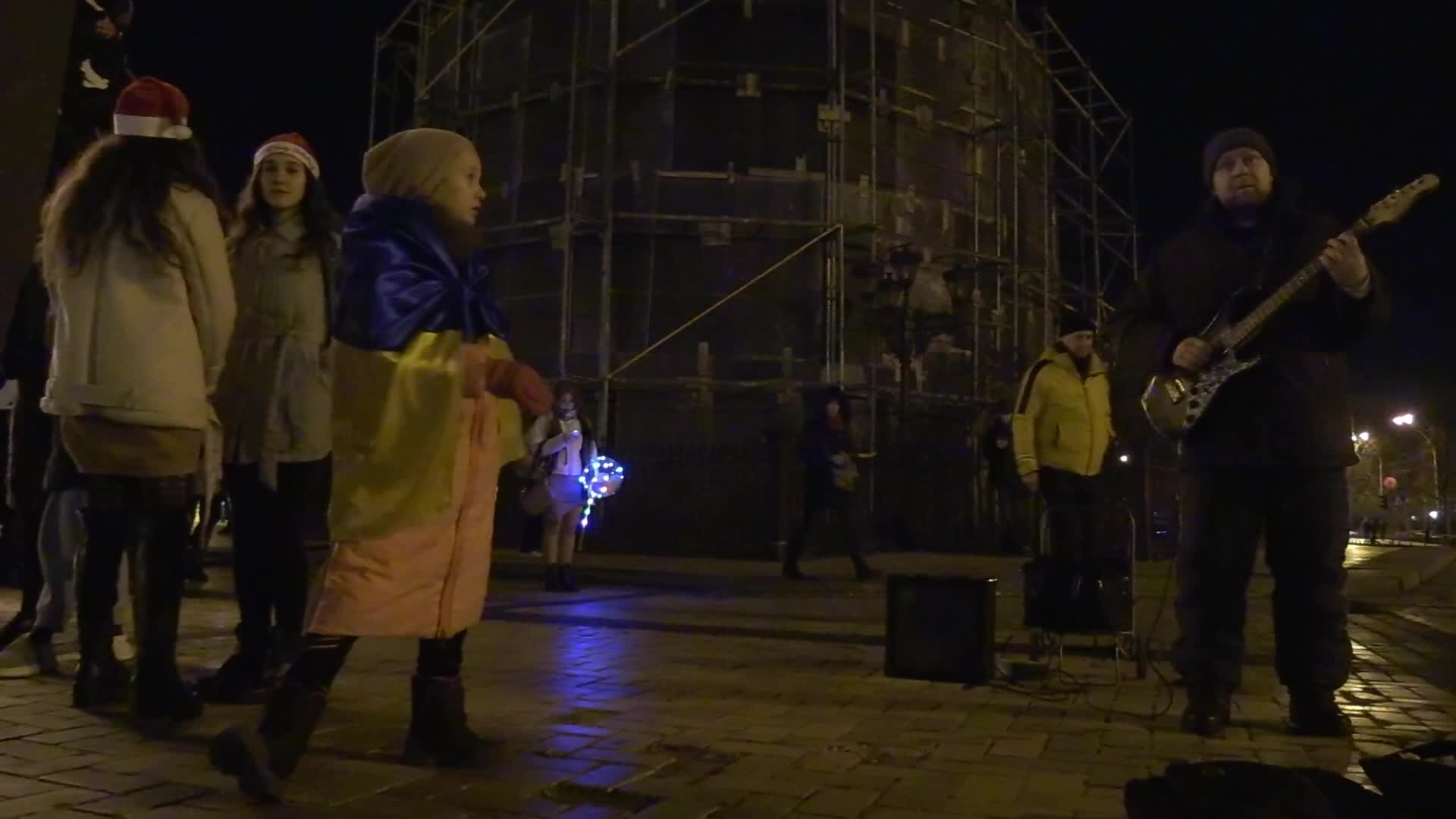 New Year celebration in Kyiv, amid Russia's invasion of Ukraine