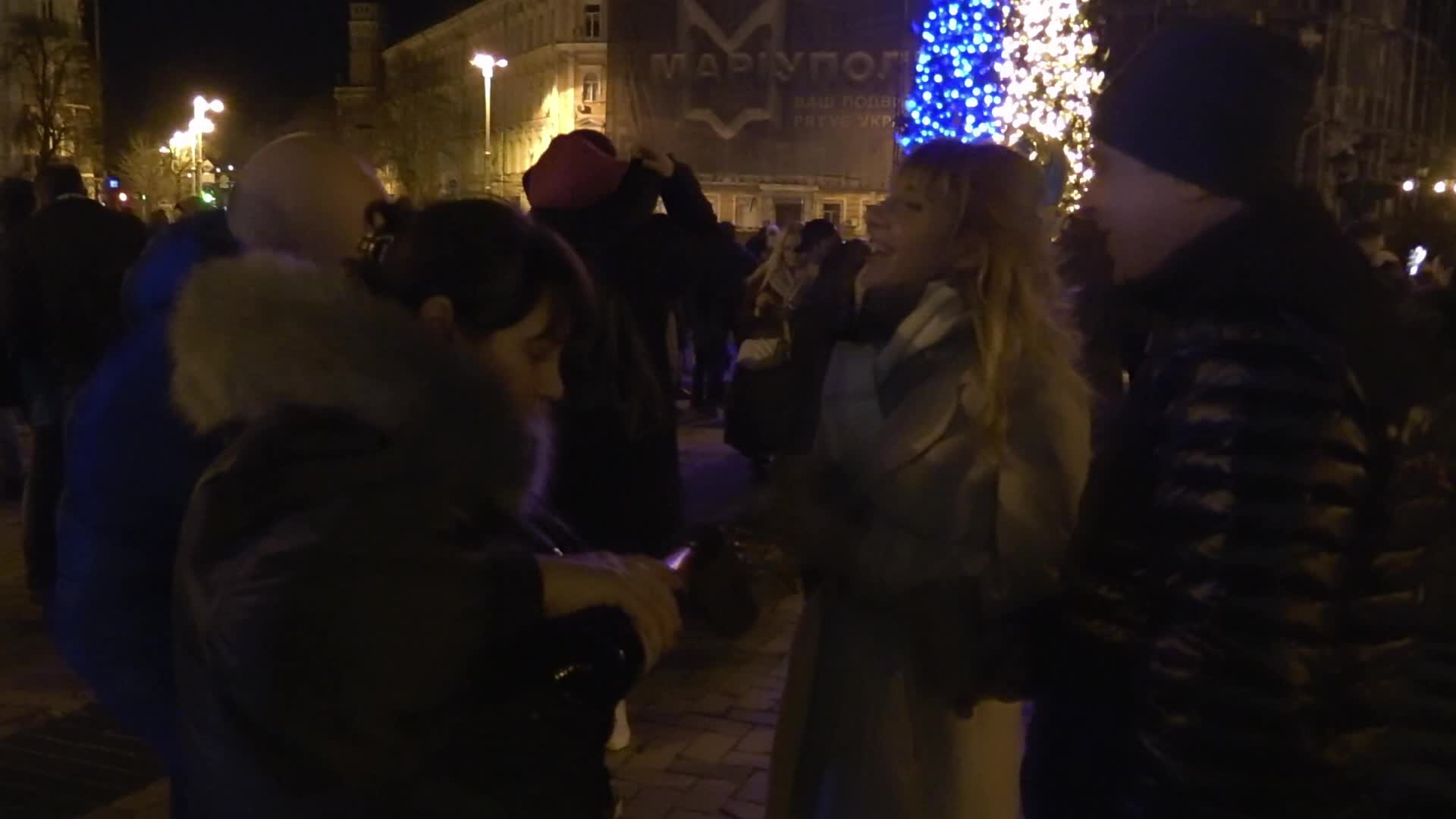New Year celebration in Kyiv, amid Russia's invasion of Ukraine