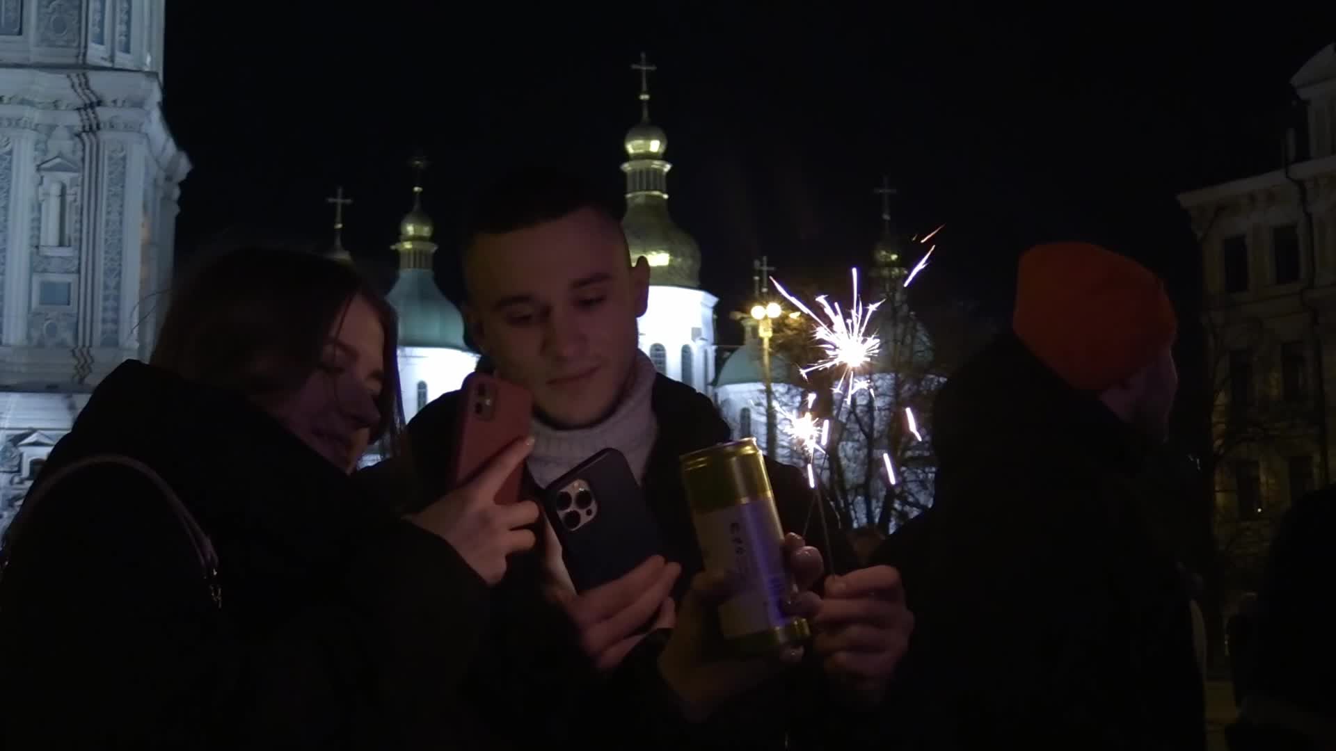 New Year celebration in Kyiv, amid Russia's invasion of Ukraine