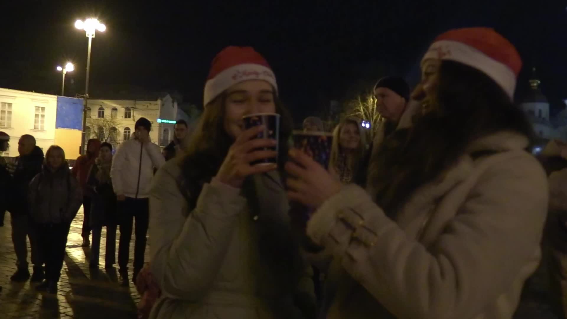 New Year celebration in Kyiv, amid Russia's invasion of Ukraine