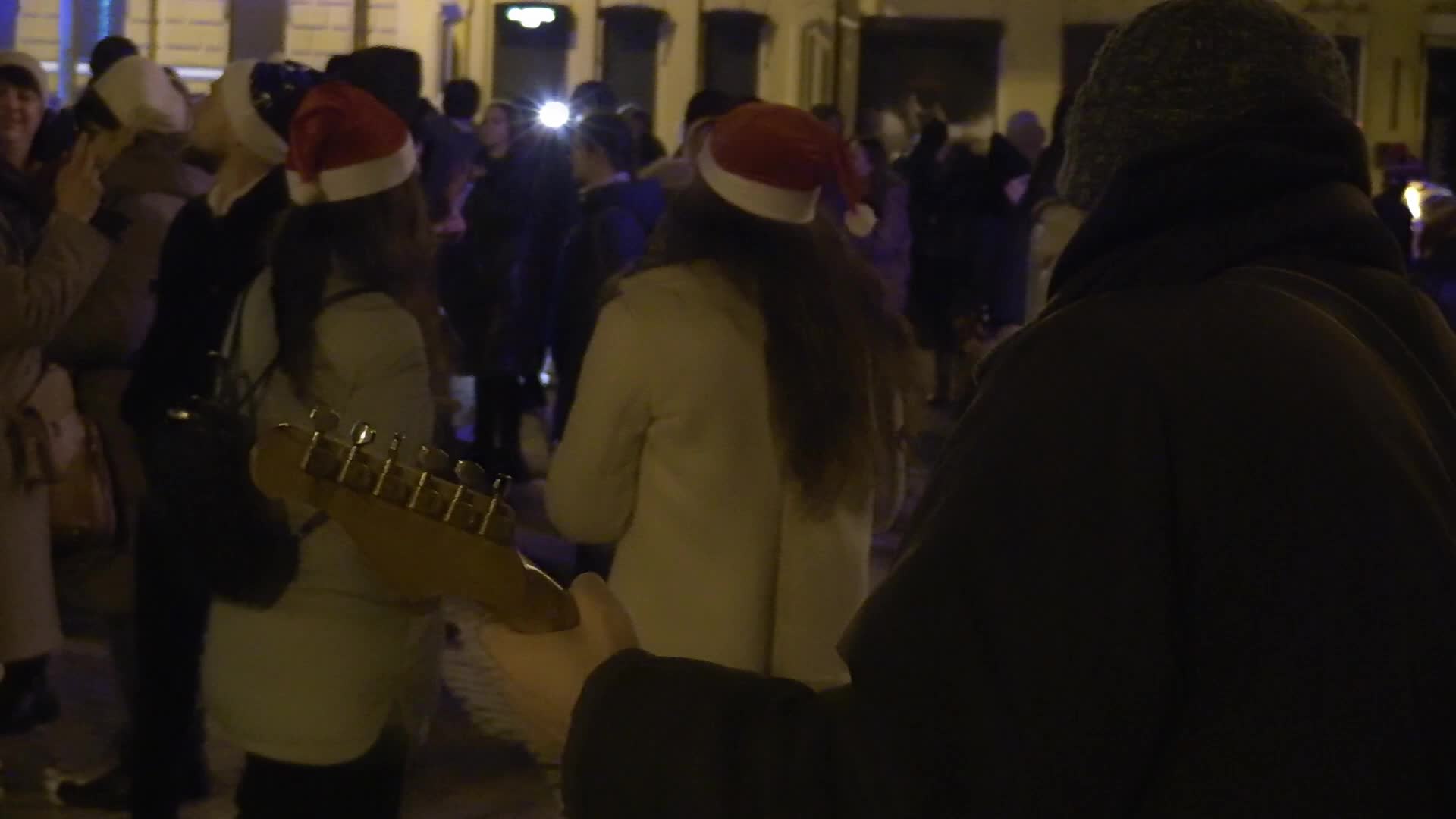 New Year celebration in Kyiv, amid Russia's invasion of Ukraine