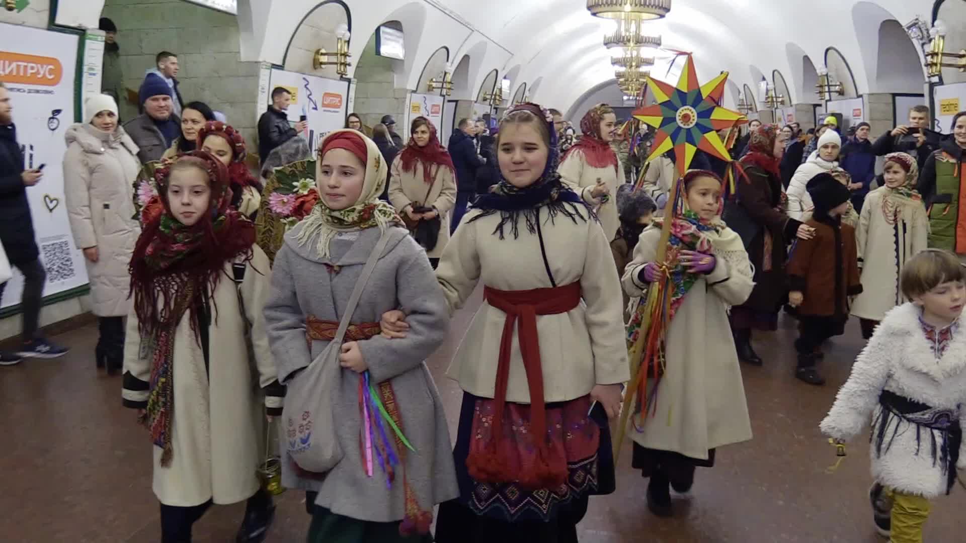 Christmas celebration in Kyiv, amid Russia's invasion of Ukraine