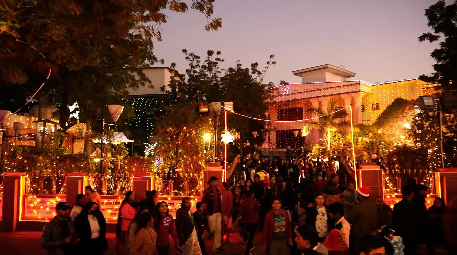 Indian People take part in Christmas celebrations in Ajmer