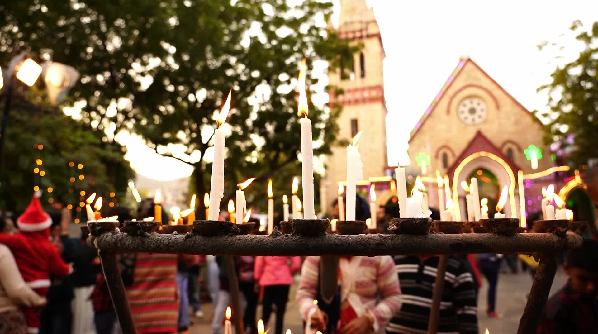 Indian People take part in Christmas celebrations in Ajmer