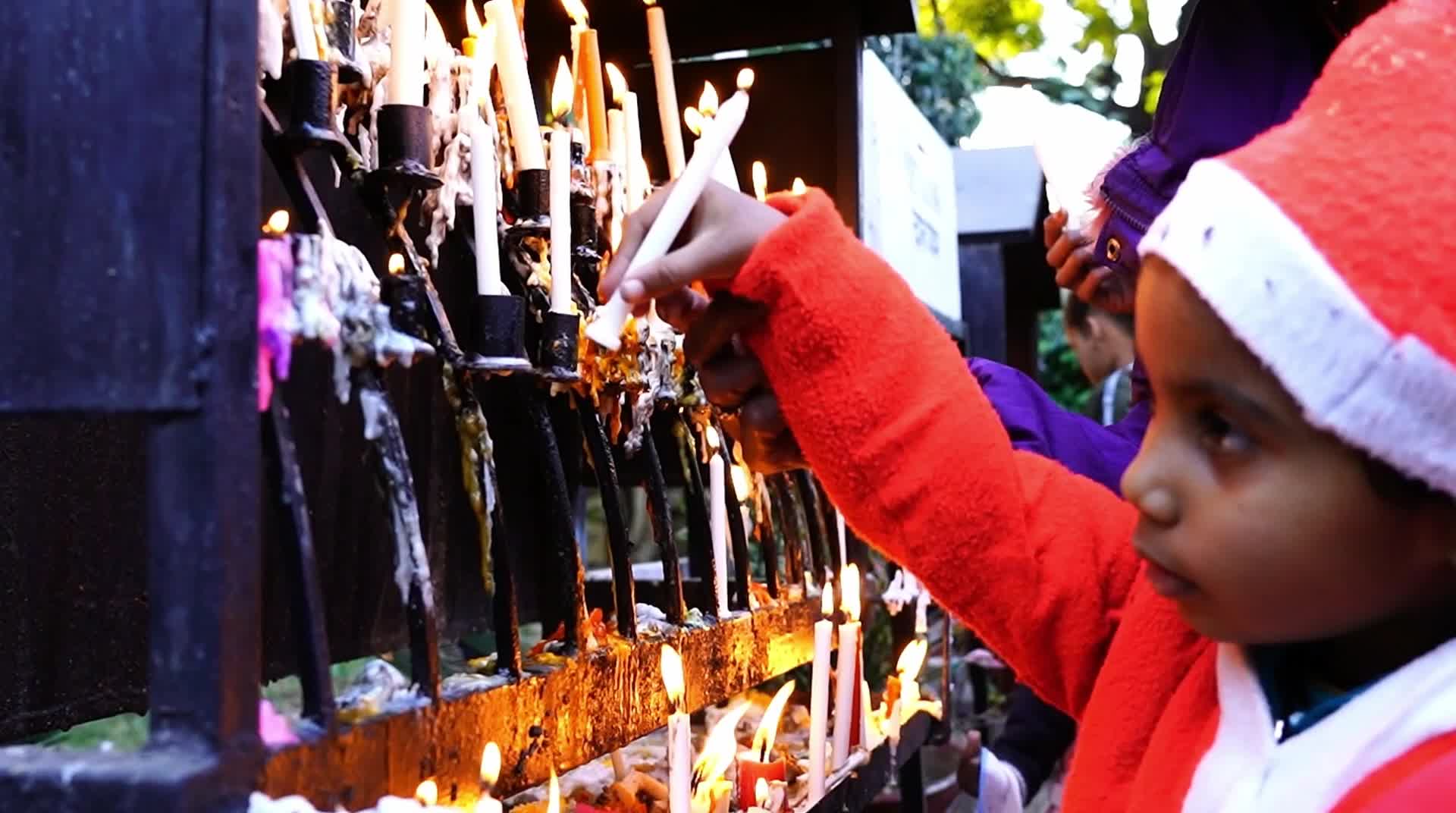 Indian People take part in Christmas celebrations in Ajmer
