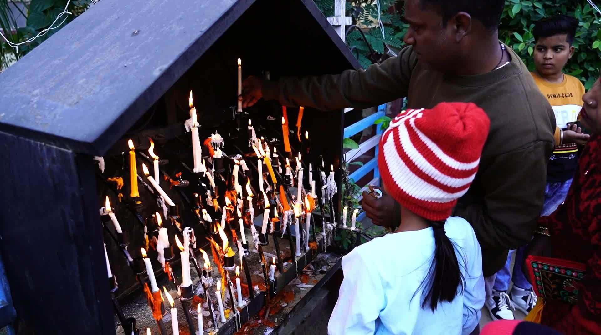 Indian People take part in Christmas celebrations in Ajmer