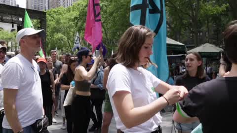 'Extinction Rebellion' Activists Protest In New York