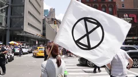 'Extinction Rebellion' Activists Protest In New York