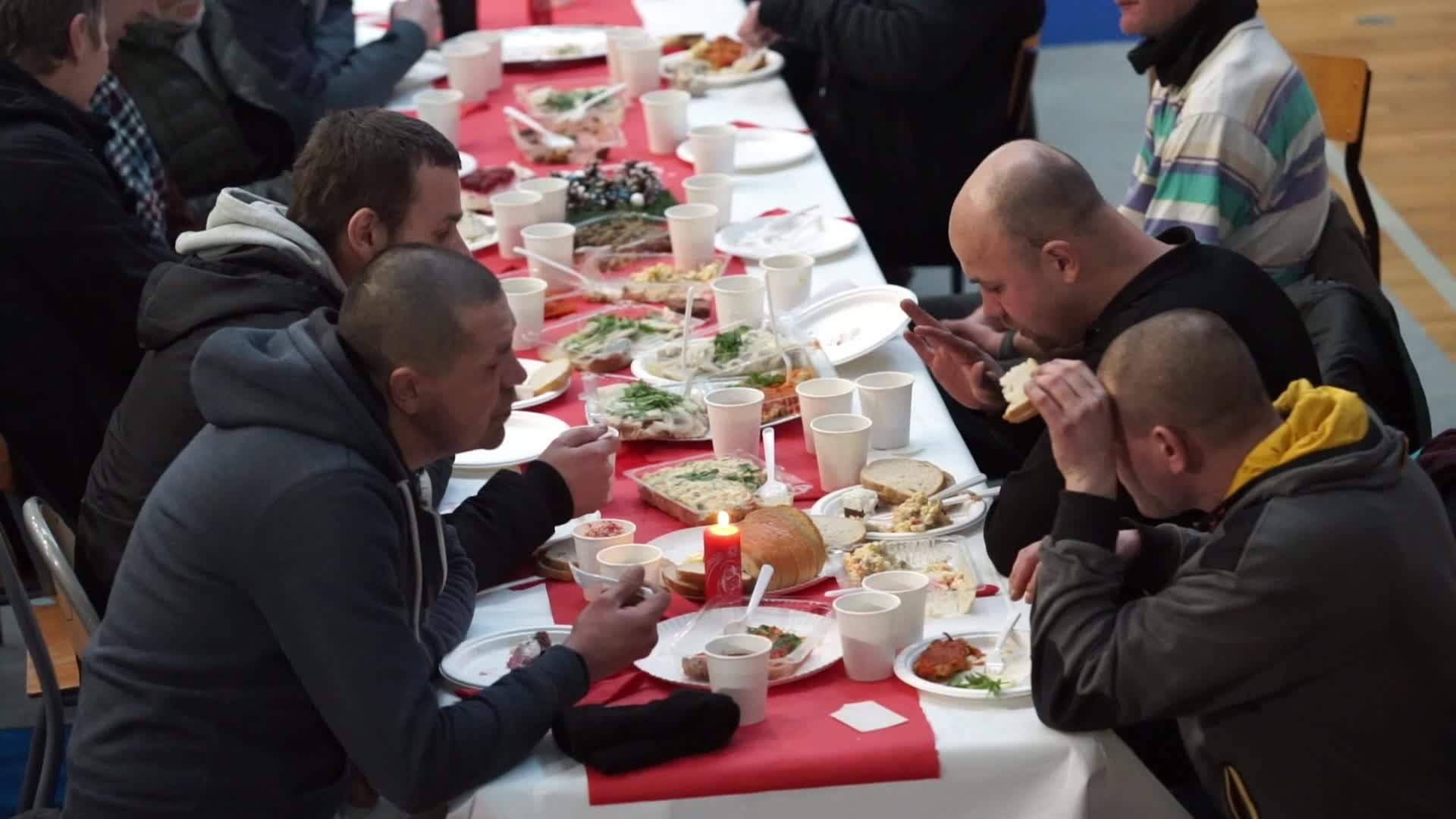 Christmas Eve Meal For Poor And Homeless In Sopot, Poland