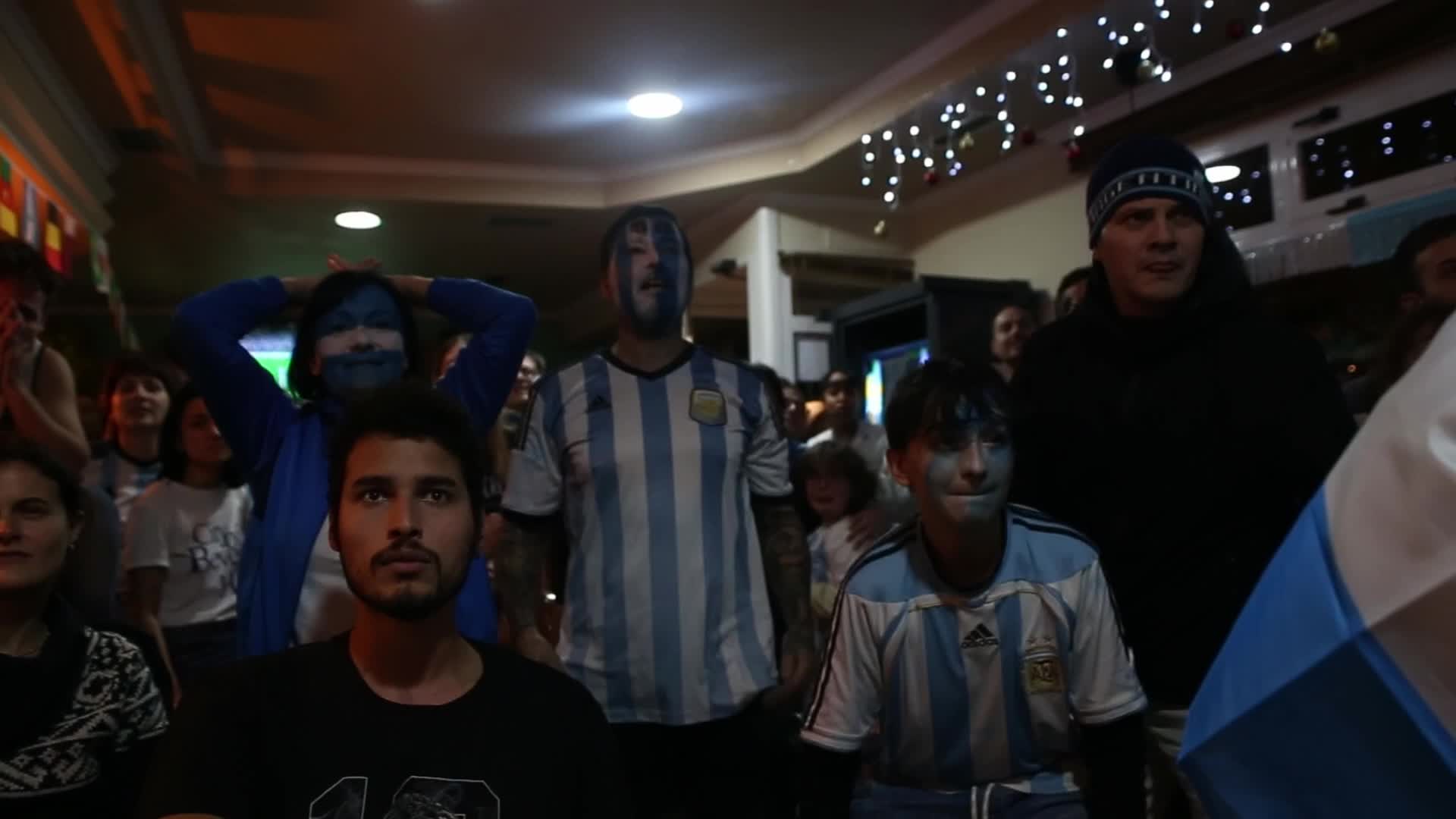Argentines celebrate their national soccer team's World Cup victory in Galicia