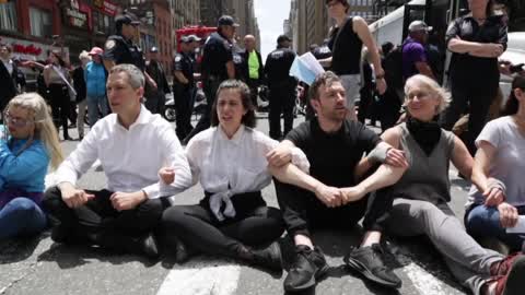 'Extinction Rebellion' Activists Protest In New York